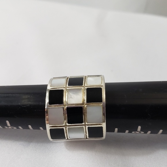 Jewelry - STERLING...ONYX & MOTHER OF PEARL
